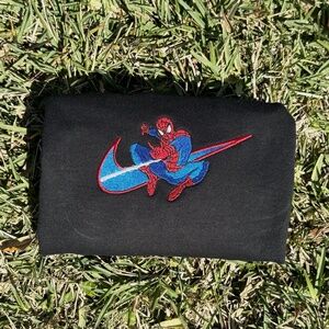 Spiderman Embroidered Sweatshirt